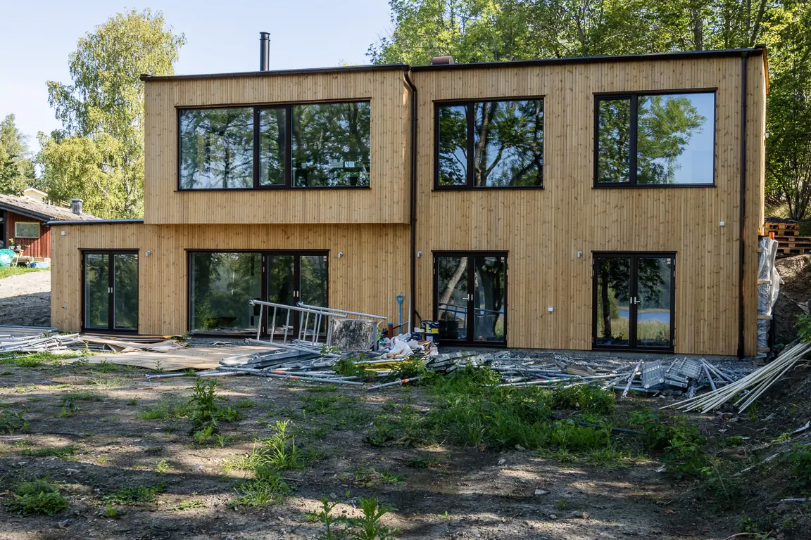 Renoveringsprojekt och tillbyggnad villa Tyresö