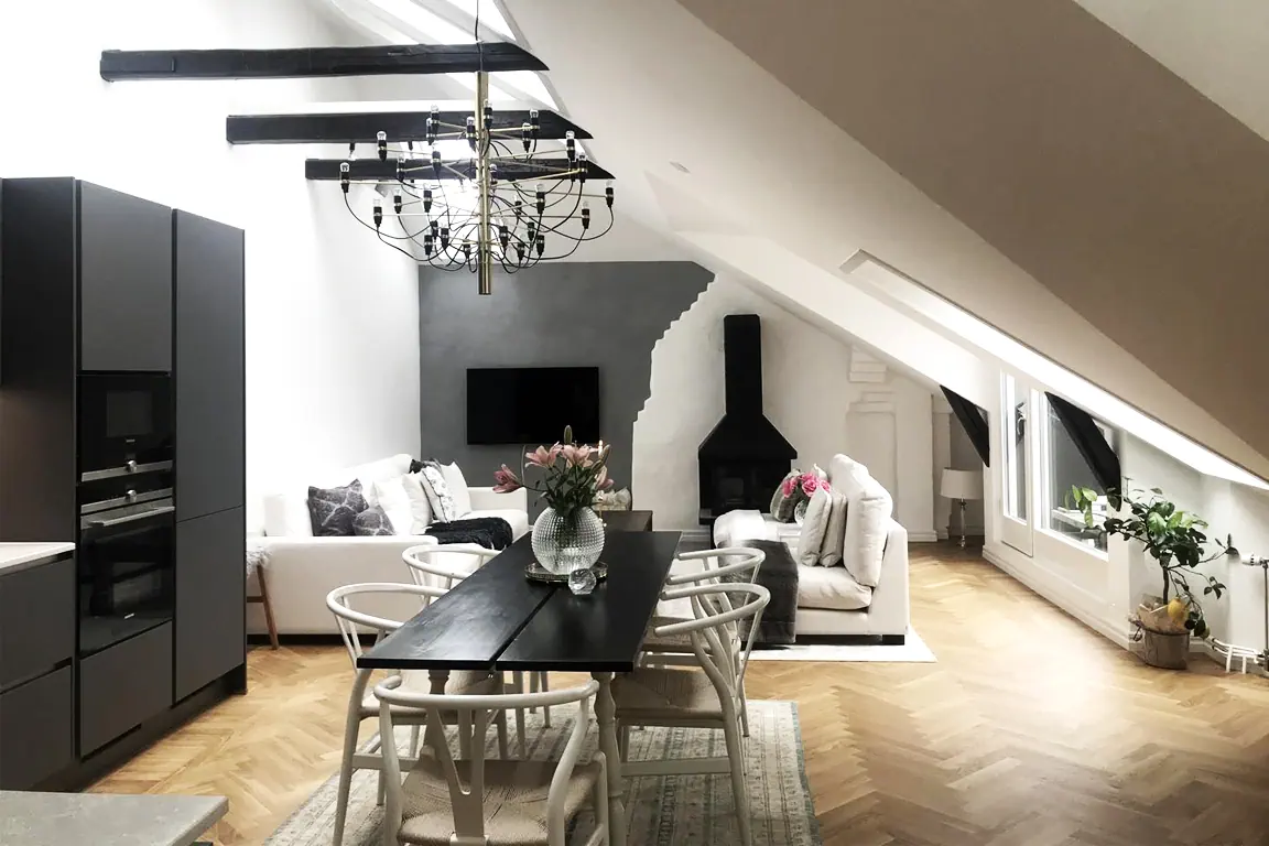 Renoveringsprojekt och tillbyggnad villa Tyresö